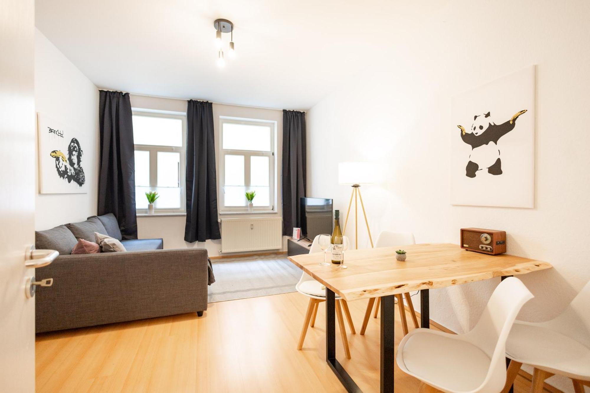 Ko-Living - Haendel Stuben - Street Art Design Apartments - Altstadt - Zentral - Kueche - Smart Tv - Mehrere Apartments - Bis Zu 6 P Галль Экстерьер фото